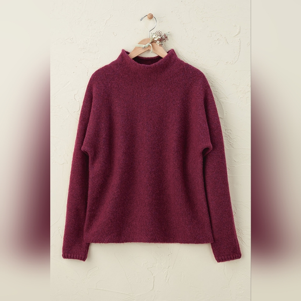 Coldwater Creek- Dolman Sleeve Mockneck Sweater, Sz. XL